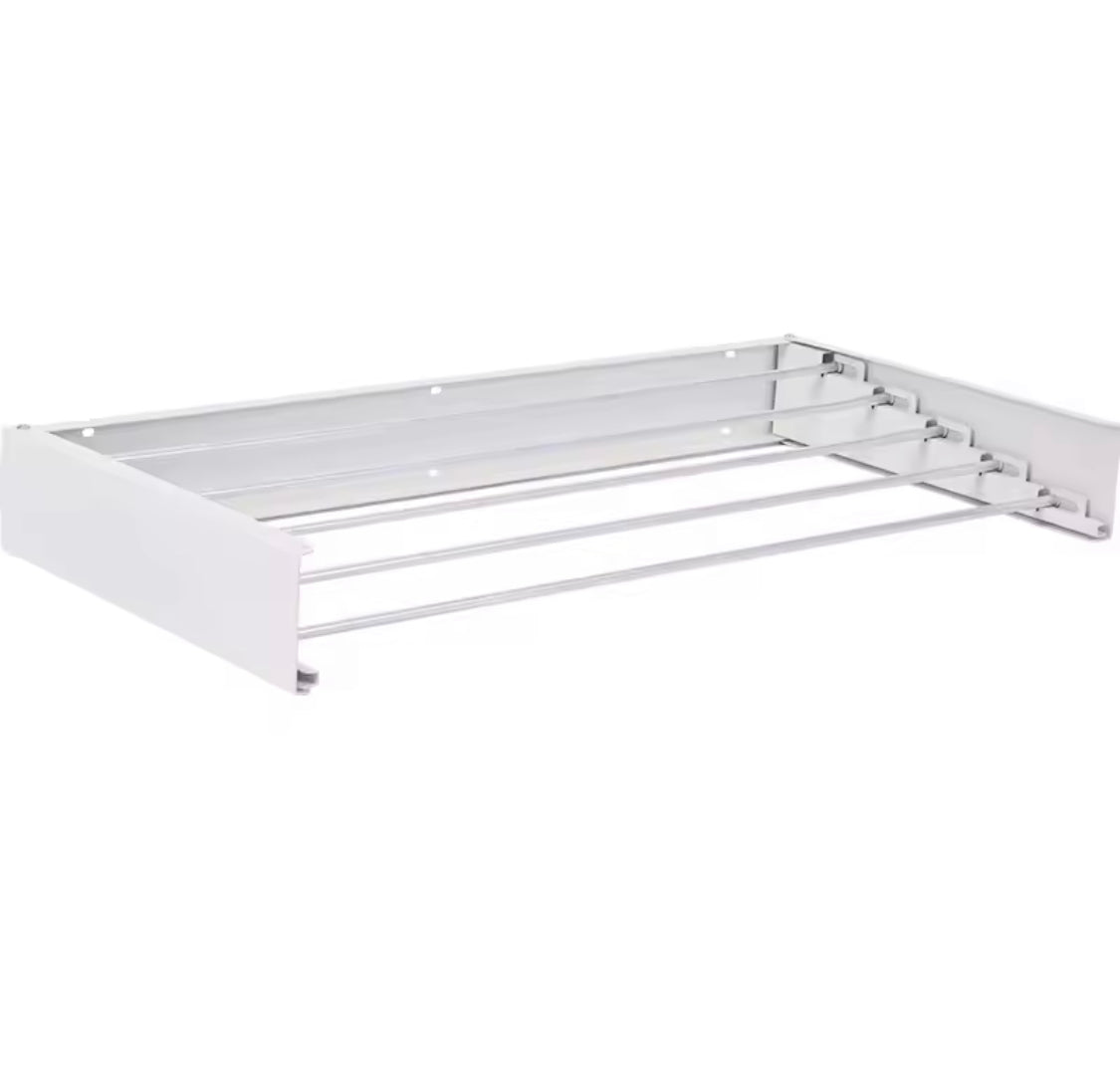 Wall Mounted Foldable Clothes Rack, Clothes Drying Hanger, Heavy Duty Clothesline Pole Hanger, Foldable Towel Holder, Wardrobe Organizer