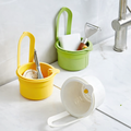 2 In 1 Sink Drain Basket, Faucet Hanging Filter Basket, Detachable Hanging Sink Drainer, Sponge Rack Kitchen Waste Collector