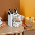Smart Vanity Organizer, Rotating Makeup Storage Box, Mini Makeup Organizer, Dustproof Cosmetic Organizer