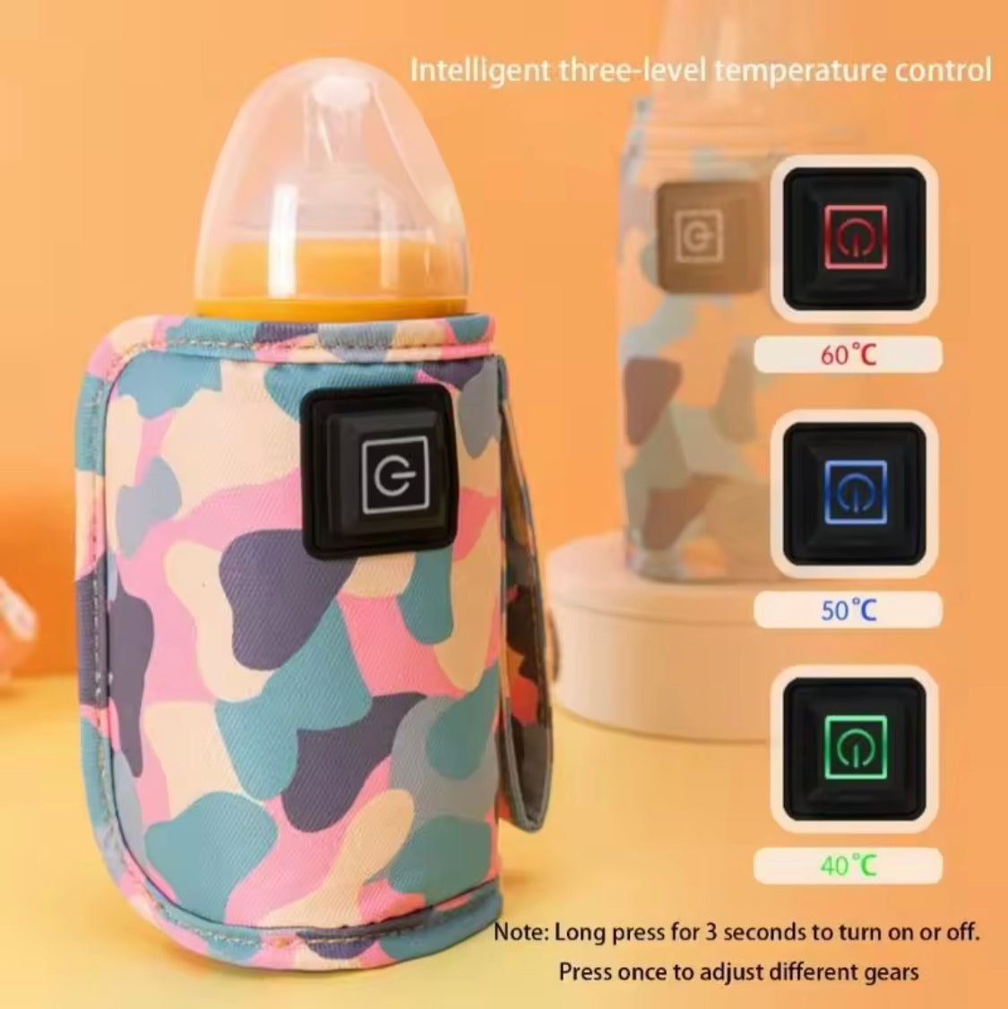 USB Operated Baby Bottle Warmer, Baby Milk Bag Heater, Insulated Baby Feeder Warmer