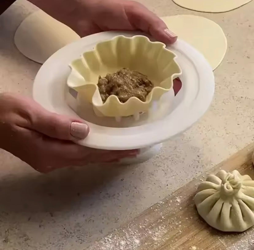 Flower Shaped Dumpling Machine, Dough Press Maker, Dumpling Skin Maker Dumpling Mold, Manual Tortilla Maker, Kitchen Dumpling Making Tool