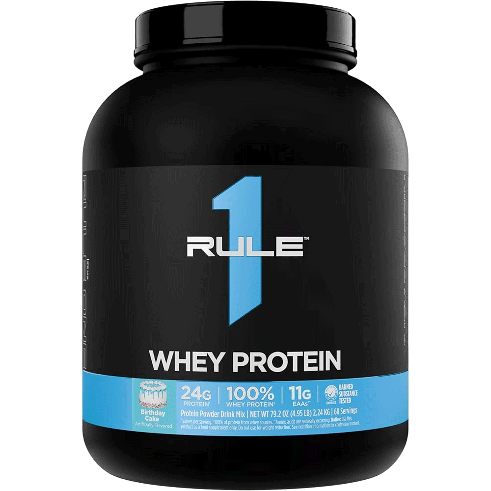 RULE 1 Whey Protein Birthday Cake 4.95Lb 2.24Kg