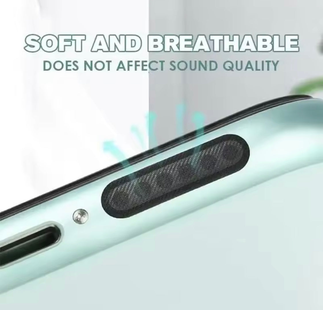 Set Of 3 Universal Phone Port Protector, Dust Proof Mesh Sticker, Mobile Phone Dustproof Net Stickers, Dust Proof Protection Film