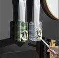 Automatic Toothpaste Dispenser, Wall Mounted Toothpaste Squeezer, Bathroom Punch Free Toothpaste Dispenser