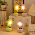 Cute LED Mini Flower Lamp, Flower Beam Desk Lamp, Petal Glow LED Night Lamp, Cute Mini Flower Desk Lamp