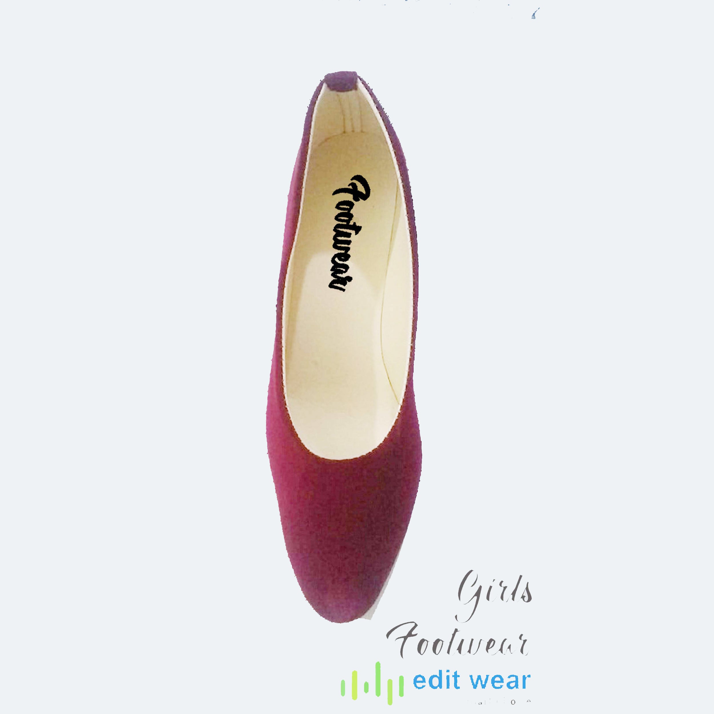 Ladies Velvet Pump Shoes – Comfortable 2 Inch Heel Casual & Party Wear Stylish