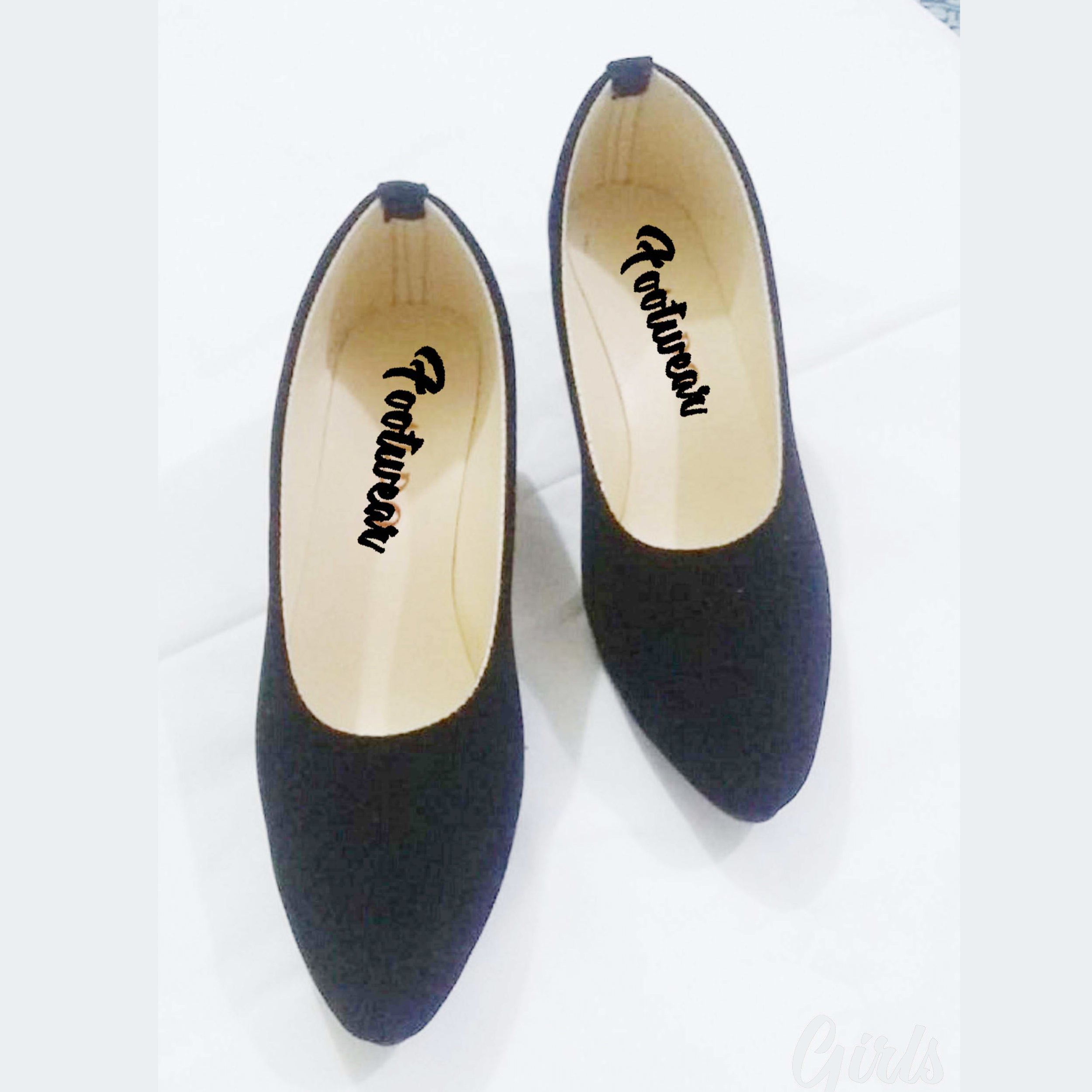 Ladies Velvet Pump Shoes – Comfortable 2 Inch Heel Casual & Party Wear Stylish