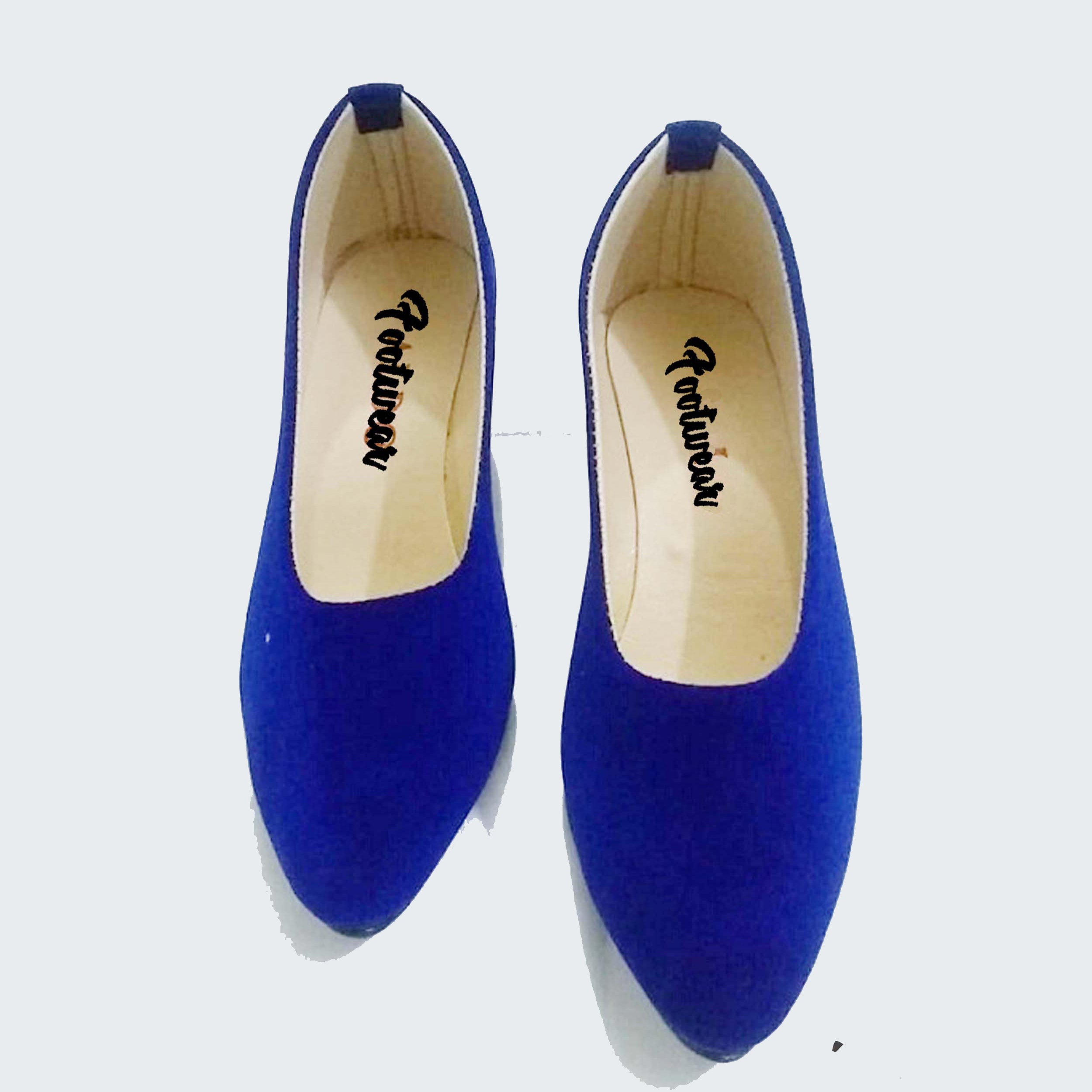 Ladies Velvet Pump Shoes – Comfortable 2 Inch Heel Casual & Party Wear Stylish