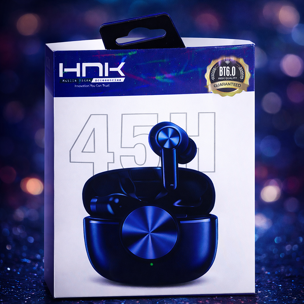 Wireless Earbuds - HNK Z3 Pro – High-Fidelity Stereo Sound with 45 Hours Total Playtime & 6 Months Guarantee