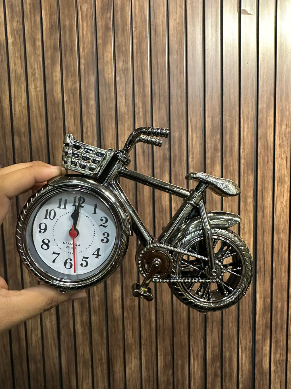 Retro Bicycle Alarm Clock, Classic Desktop Alarm Clock, Creative Bedroom Alarm Clock