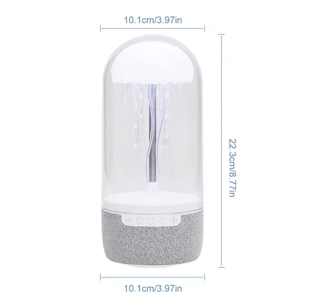 Colorful Jellyfish Lamp With Bluetooth Speaker, Floating Jellyfish Speaker, Portable Bluetooth Speaker