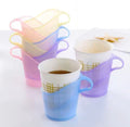 Set Of 6 Disposable Paper Cup Holder, Anti Scald Coffee Mug Holder, Heat Resistant Translucent Tea Cup Sleeve, Plastic Paper Cup Stand