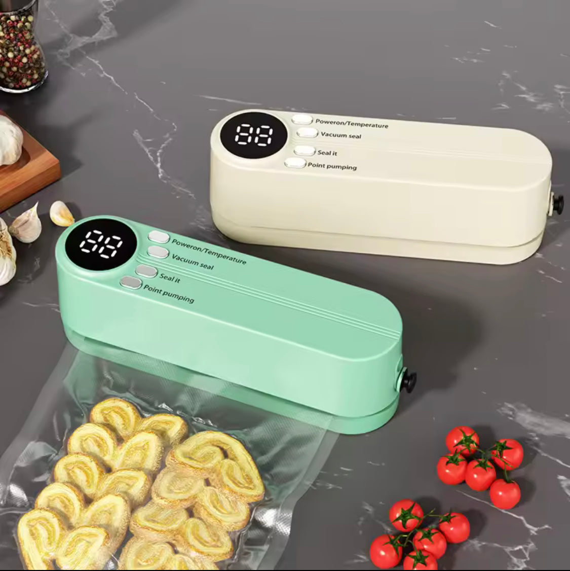 Rechargeable Vaccum Sealer Machine, Mini Wireless Vacuum Sealing Machine, Portable Plastic Sealing Machine