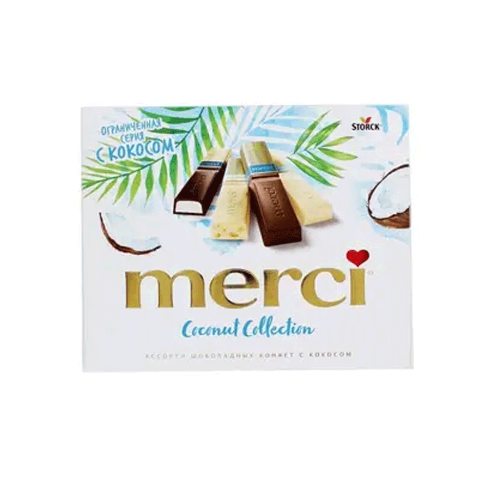 Storck Merci Coconut Collection Chocolate 250g