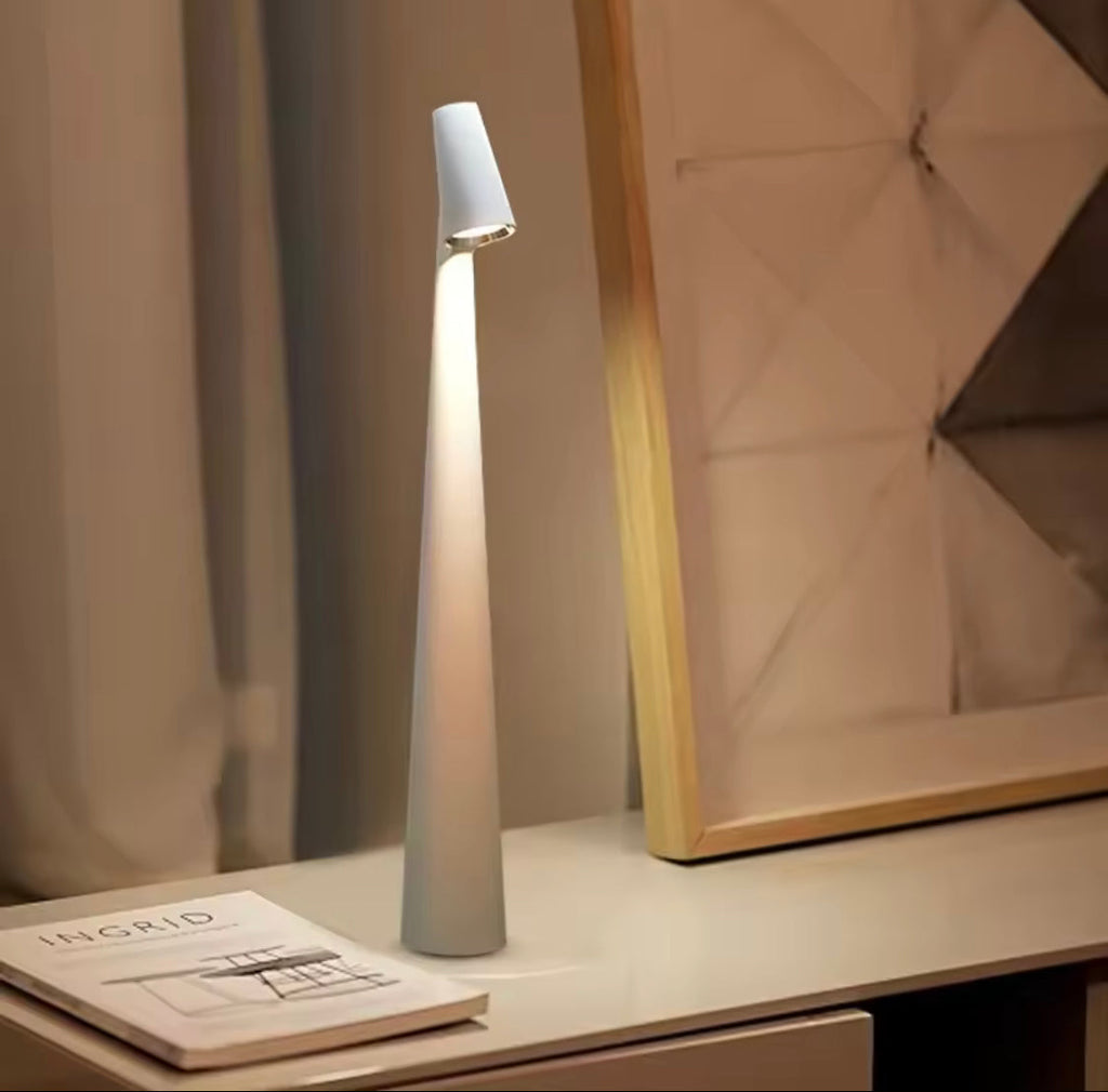 Modern Style LED Bedside Table Lamp, Rechargeable Desktop Lamp, Table Top Lanterns For Student Study, Reading Book Lights, Desktop Decor Light