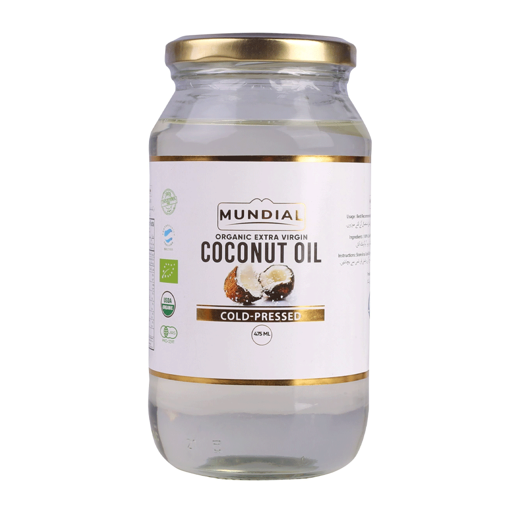 Mundial Organic Extra Virgin Coconut Oil 475ml