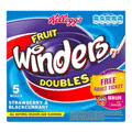 Kelloggs Fruit Winders Blackcurrant & Strawberry Flavour 5x17g