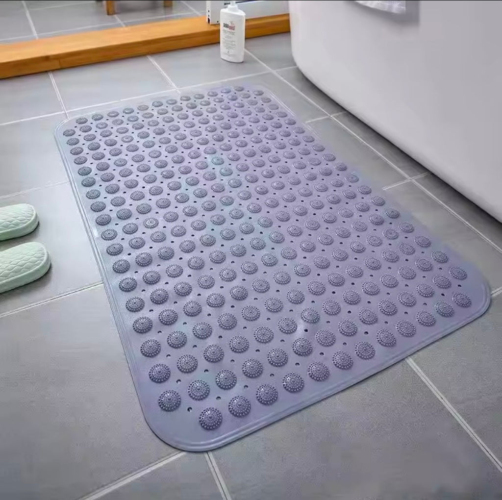 Anti Slip Shower Mat, Textured Shower Floor Mat, Skid Resistant Bath Rug, Bathroom Floor Mat