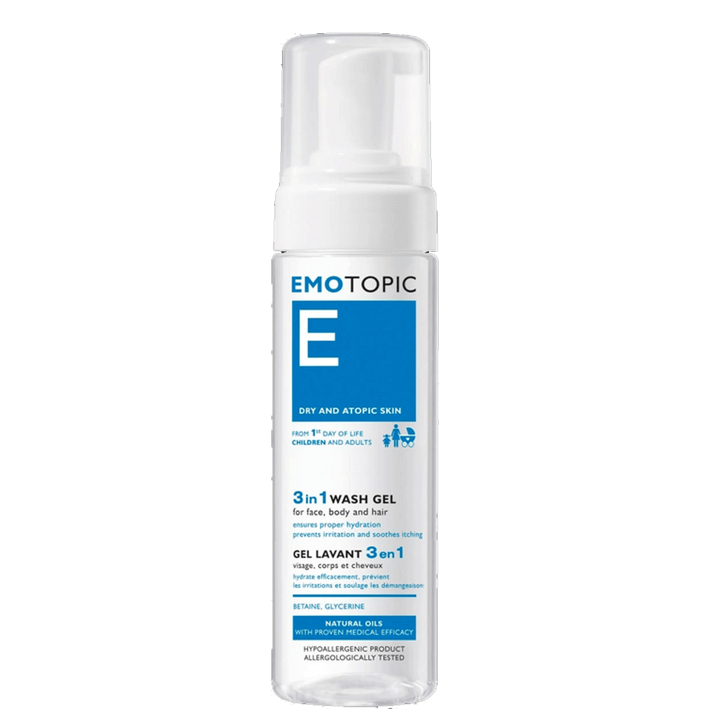 Emotopic 3in1 Wash Gel Face Body And Hair 50ml