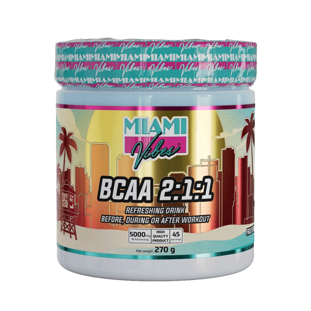 Miami Vibes Bcaa Fruit Punch 270g 45 Servings