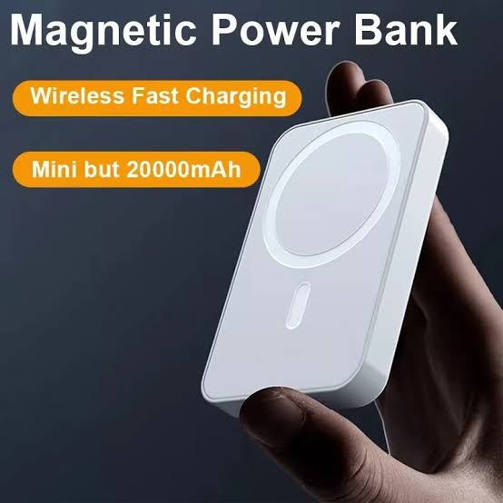 Magnetic Wireless Fast Charger, Mini Magnet Power Bank, Portable Wireless Power Bank, Wireless Magnetic Battery Pack