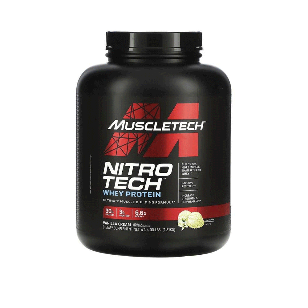 Muscletech Nitro Tech Whey Protein Vanilla Cream 1.81kg 4lb