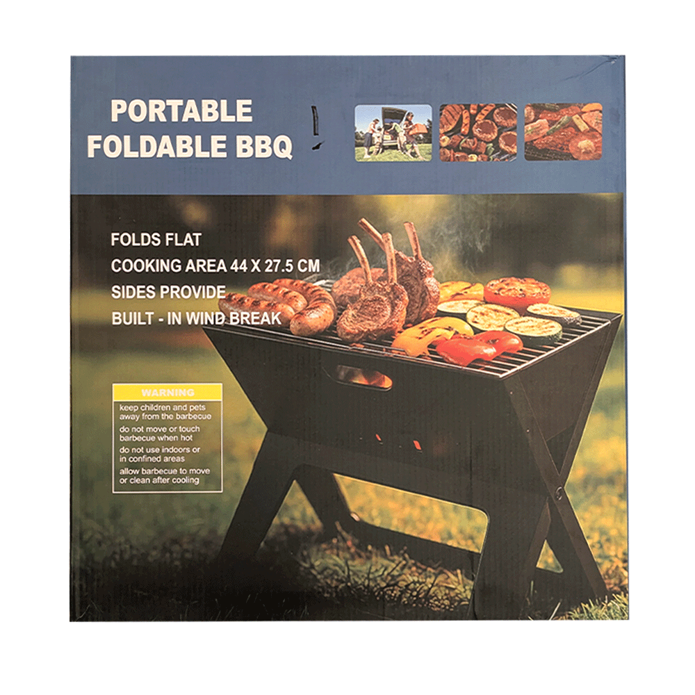 Portable Foldable BBQ Grill Iron 16819-17 Bbq-009