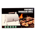 Portable Barbecue Grill White/Black  BBQ-059