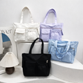 Nylon Canvas Tote Bag, Women Office Shoulder Bag, Fashionable Handbag For Travel