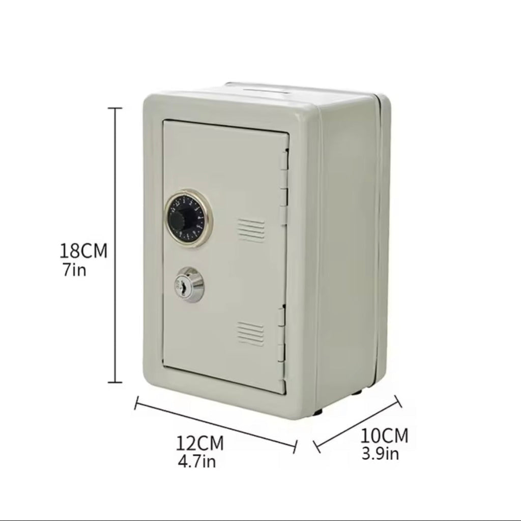 Mini Safe Locker Box, Mini Metal Saving Box, Compact Security Locker, Home Essentials Mini Safe