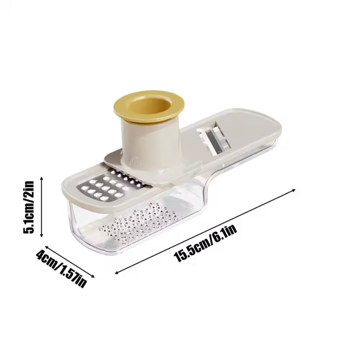 2 In 1 Multifunctional Hand Grator, Mini Food Garlic Grinder, Mini Garlic And Spices Chopper, Mini Food Processor Tool