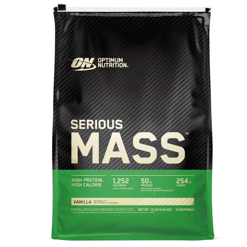 On Serious Mass Vanilla Protein Powder Supplement 5.44kg 12lb