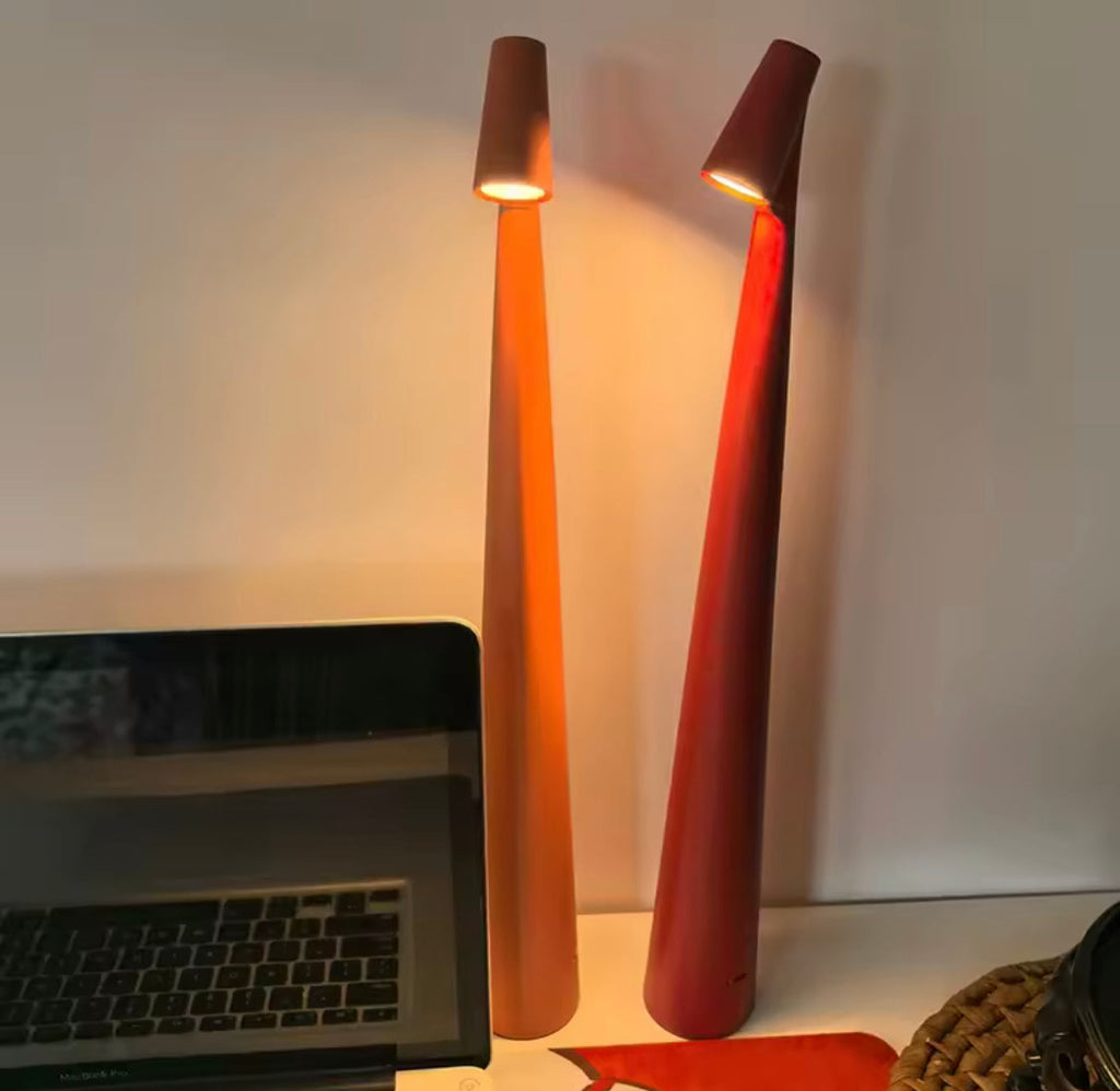 Modern Style LED Bedside Table Lamp, Rechargeable Desktop Lamp, Table Top Lanterns For Student Study, Reading Book Lights, Desktop Decor Light