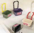 Creative Bow Sink Hanging Strainer Basket, Detachable Multifunctional Sink Caddy Basket, Kitchen Sink Washing Storage Rack, Hanging Drain Rack Basket