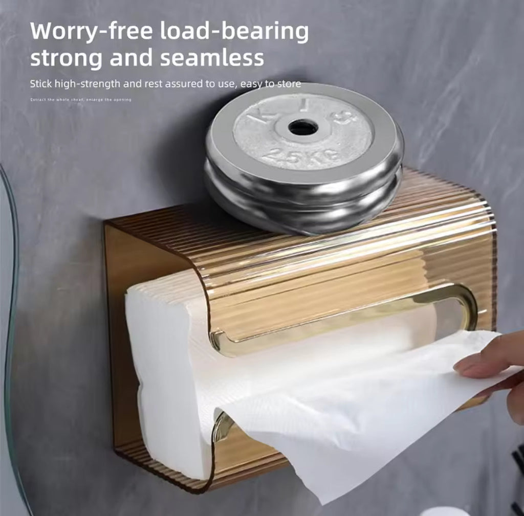 U Shape Transparent Tissue Box, Wall Mounted Acrylic Transparent Tissue Box, Table Napkin Holder, Bathroom   Tissue Paper Dispenser