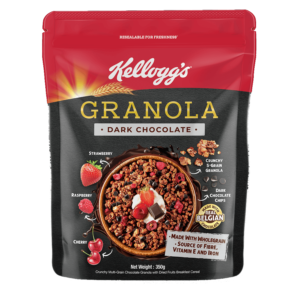 Kelloggs Dark Chocolate Granola 220g