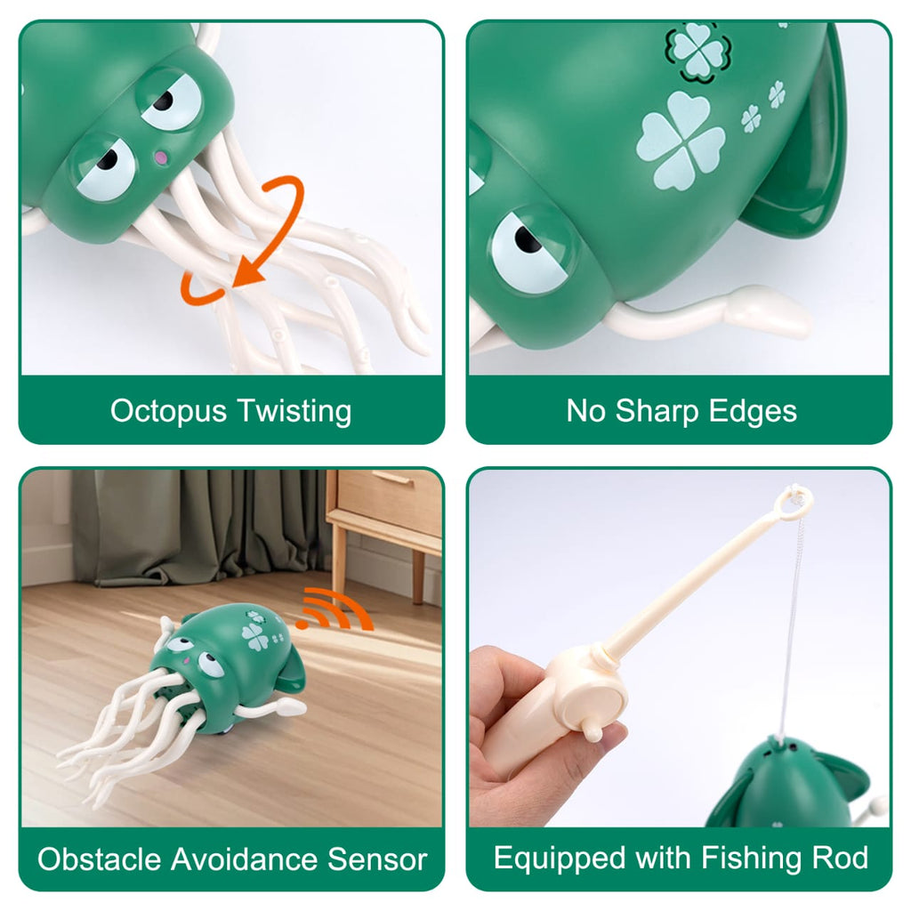 Electronic Dancing Squid Toy, Simulated Music Octopus Toy, Dancing Jellyfish Squid Toy