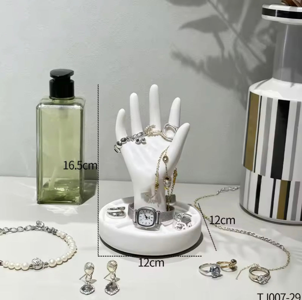 Hand Shape Jewelry Holder, Ring Holder Stand, Tabletop Jewelry Holder, Handy Jewel Stand