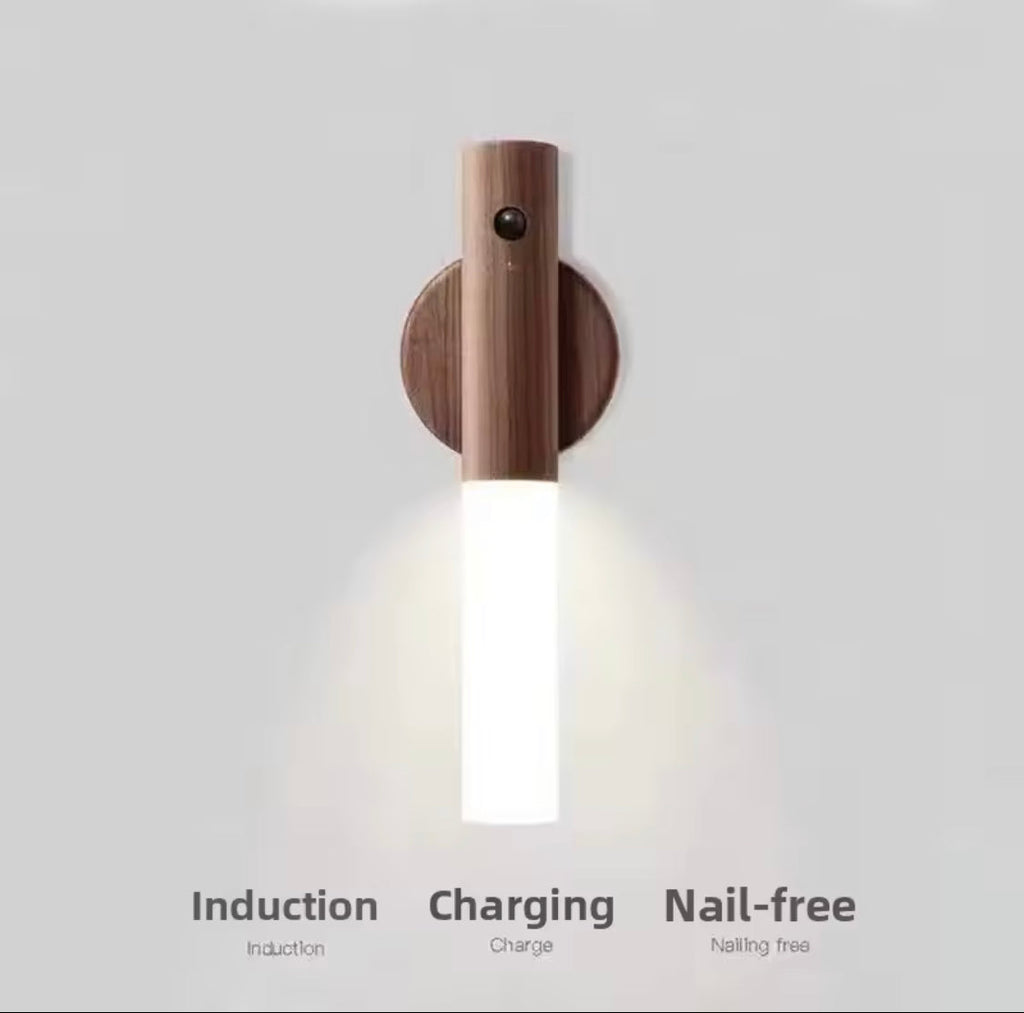 Smart Motion Sensor Night Light, LED Rechargeable Magnetic Wall Lamp, Portable Hallway LED Night Light