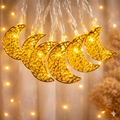LED Moon String Light, LED Holiday Lamp, Decorative Fairy Light, Battery Operated Party Lights