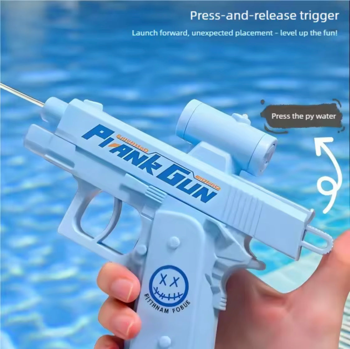 Reverse Spray Water Gun, Creative Prank Water Gun, Two Way Water Gun, Outdoor Summer Water Spray Gun