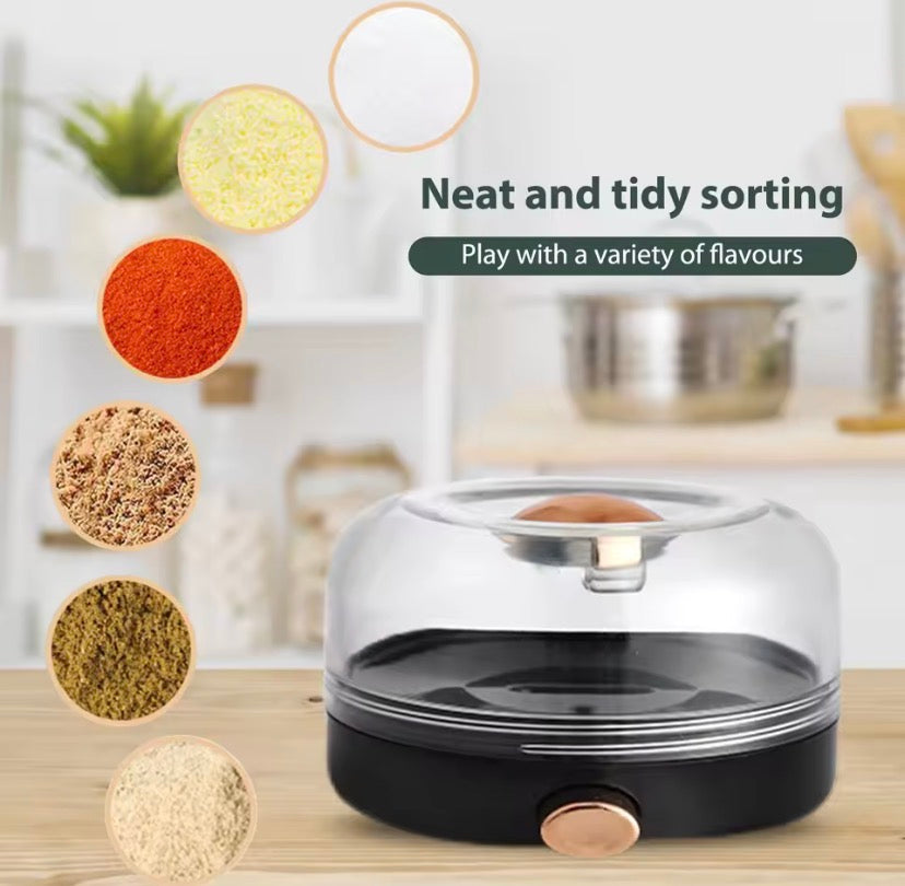 One Press Seasoning Dispenser, Easy Pour Salt Dispenser, Adjustable Sprinkle Spice Jar, One Touch Salt Shaker