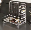 Elegant Metal Jewelry Stand, Jewelry Display Stand, Makeup And Jewelry Stand, Luxury Style Jewelry Stand