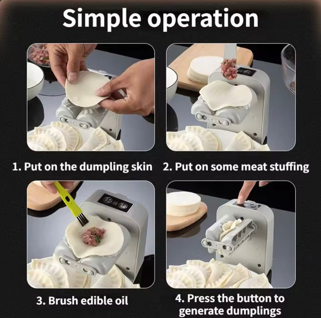 Electric Dumpling Maker, Automatic Dumpling Maker Mold, Multifunction Dumpling Maker, Kitchen Dough Maker Gadget