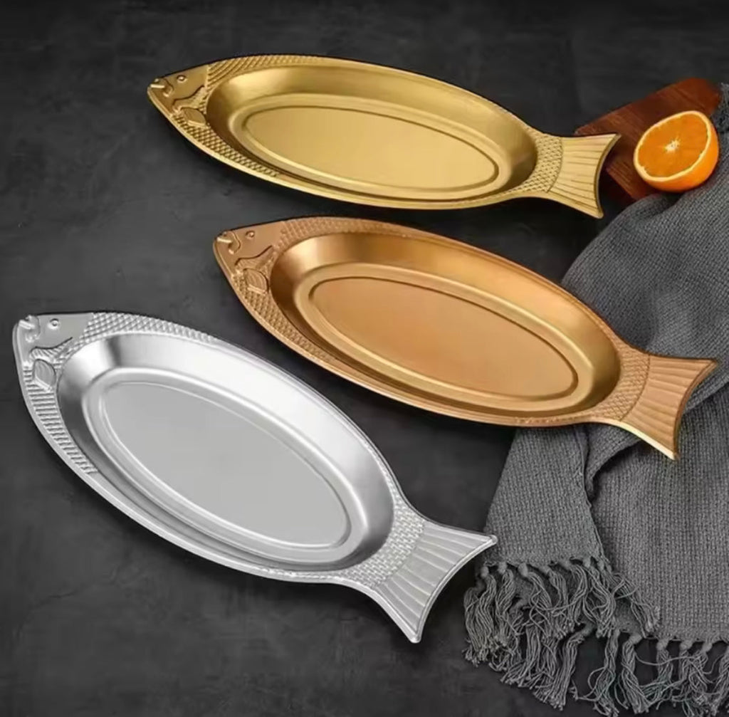 Creative Fish Shaped Plate, Non Stick Easy Clean Serving Tray, Kitchen Gadgets