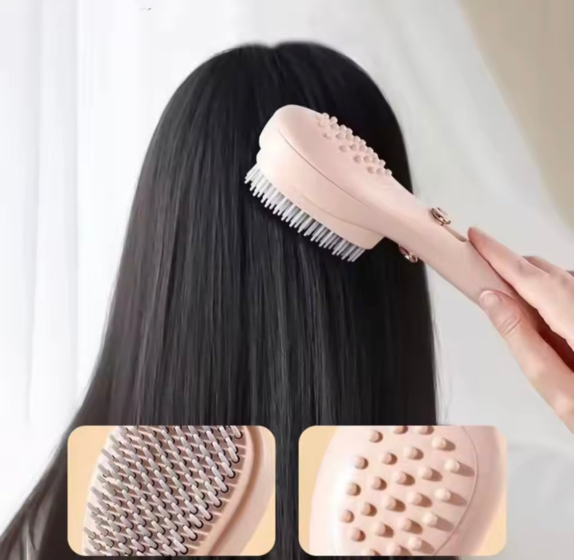 Portable Telescopic Magic Comb, Hair Comb Magic Hair Brush, Self Cleaning Scalp Massage Comb, Women Salon Styling Tool