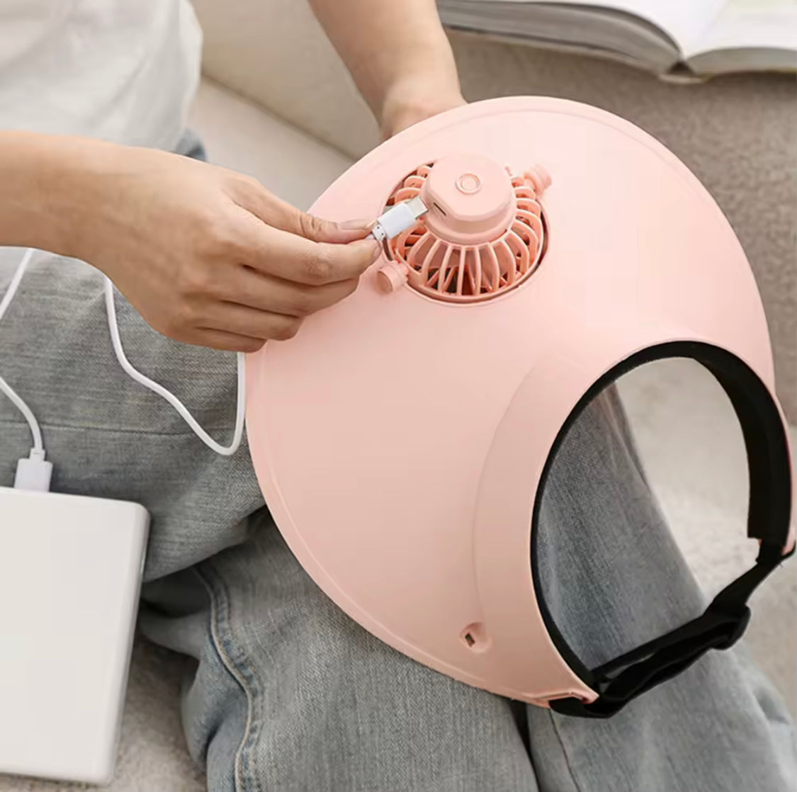 Solar Powered Cooling Hat, Cap With Solar Cooling Fan, Rechargeable Cooling Cap, Portable Fan Sun Cap