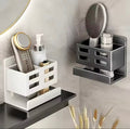 Multifunctional Hanging Bathroom Rack, Plastic Bathroom Accessories Organizer, Vanity Holder Storage Rack