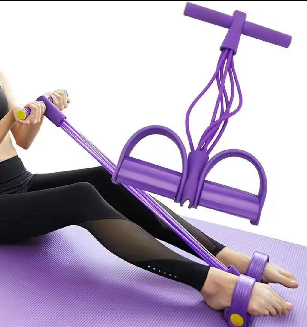 Exercise Padel Puller Band, Yoga Elastic Pull Rope, Fitness Resistance Band, Sit Up Exercise Equipment