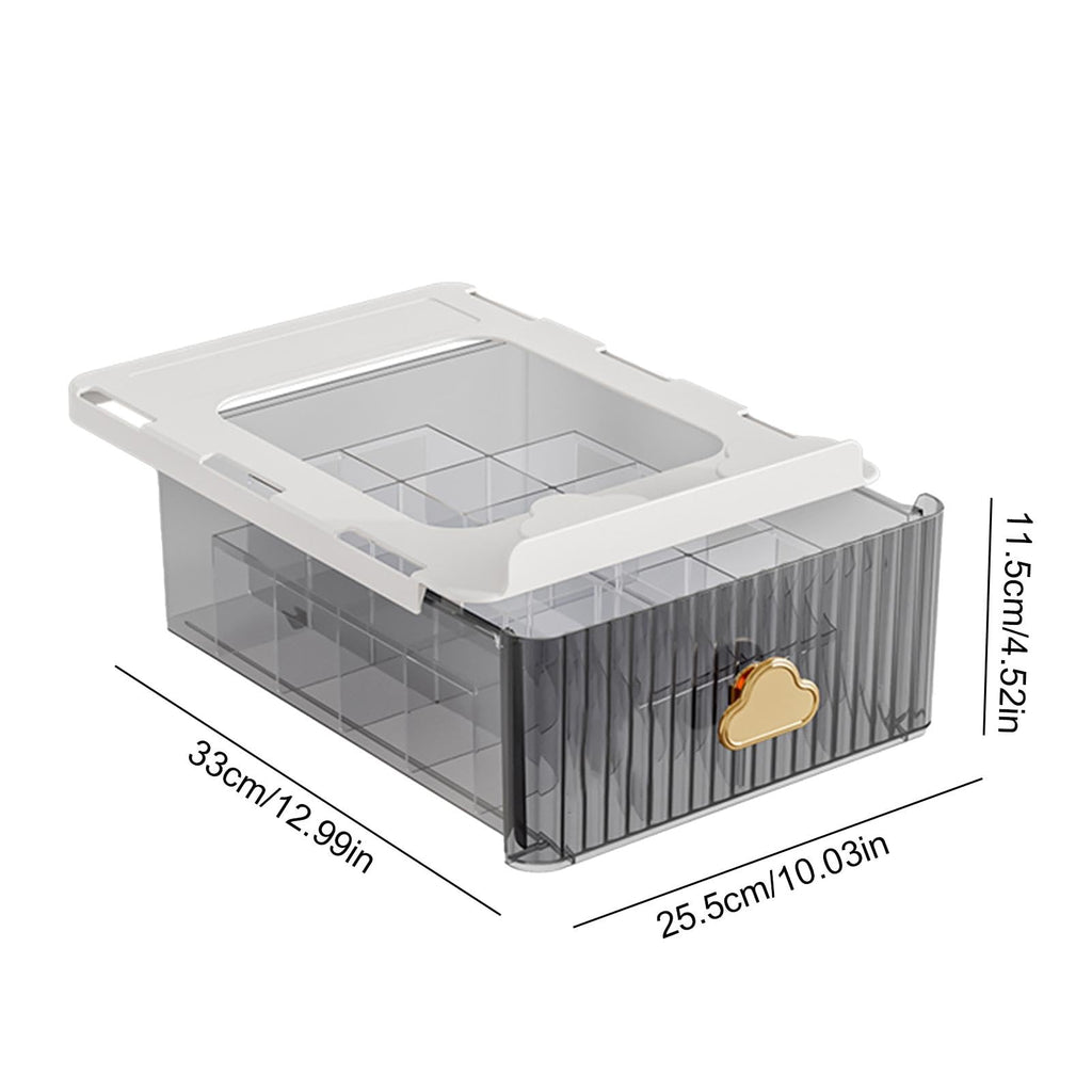 Transparent Drawer Style Storage Box, Dust Proof Plastic Organizer, Wardrobe Cloth Organizer Box